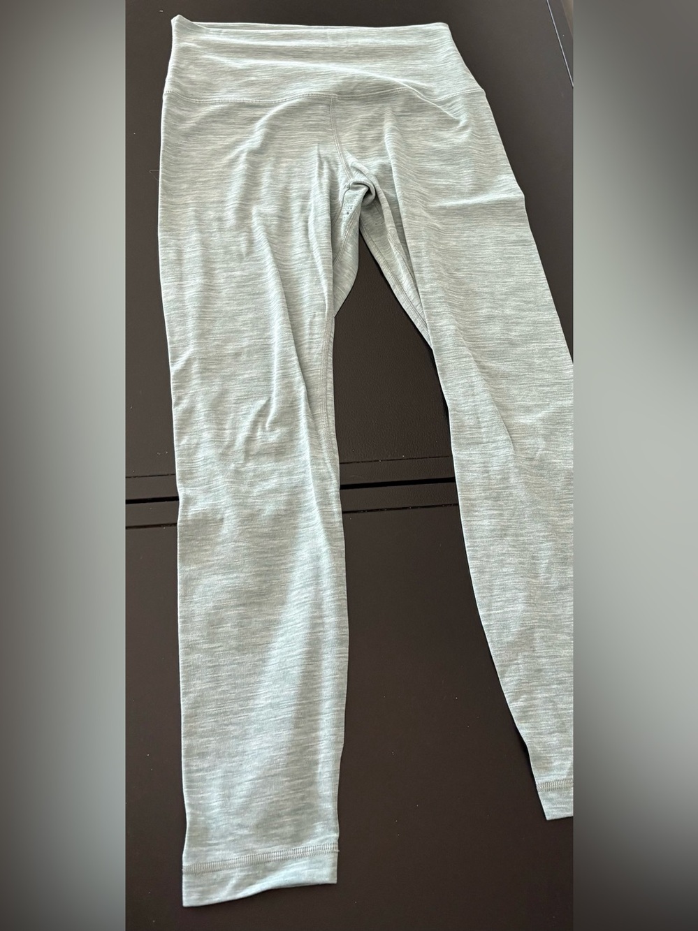 lululemon athletica heathered light green leggings
